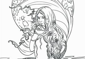 Realistic Mermaid Coloring Pages for Adults Realistic Coloring Pages for Adults at Getcolorings