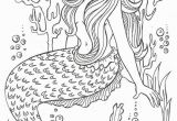 Realistic Mermaid Coloring Pages for Adults Realistic Mermaid Illustrations Undersea Coloring Sheets