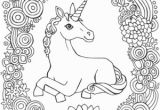 Realistic Unicorn Coloring Pages Unicorn & Rainbow Wreath Coloring Page