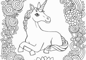 Realistic Unicorn Coloring Pages Unicorn & Rainbow Wreath Coloring Page