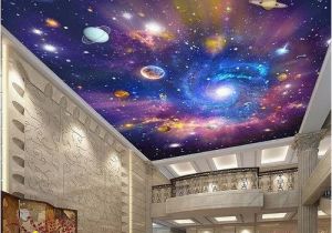 Really Cool Wall Murals 3d Galaxy Stars Universe Wallpaper for Ceiling or Wall