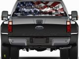 Rear Window Truck Murals Auto Motors International American Flag 9 11 In God We Trust