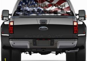 Rear Window Truck Murals Auto Motors International American Flag 9 11 In God We Trust