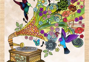 Record Coloring Page Nature From A Record Player Jo S Coloring Book
