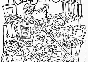 Recycling Coloring Pages Activity Recycling Coloring Pages for Kids Garbage Can Coloring Pages