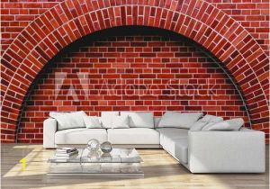 Red Brick Wall Mural Arch Od Red Brick Wall Artistic Background Regular Texture