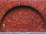 Red Brick Wall Mural Arch Od Red Brick Wall Artistic Background Regular Texture
