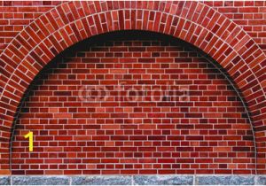 Red Brick Wall Mural Arch Od Red Brick Wall Artistic Background Regular Texture