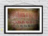 Red sox Green Monster Wall Mural Fenway Park Championship Flag Wall Mural Boston Red sox Wall Art In Print or Canvas Free Shipping