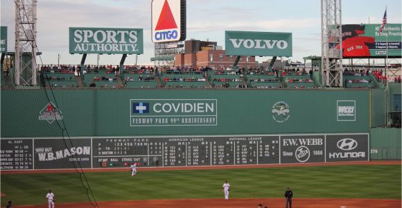 Red sox Green Monster Wall Mural Fenway Park Green Monster Citgo Sign Boston