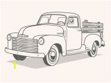 Red Truck Christmas Coloring Pages Truck Illustration