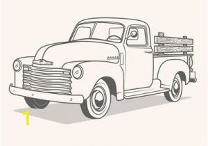 Red Truck Christmas Coloring Pages Truck Illustration