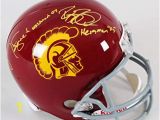 Reggie Bush Coloring Pages Amazon Matt Leinart & Reggie Bush Signed Helmet Usc