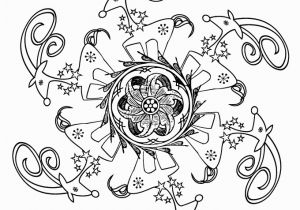 Reindeer Christmas Coloring Pages Christmas Mandala Coloring Pages Reindeer and Christmas