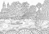 Relaxation Coloring Pages for Adults Coloring Book Adult Coloring Bookpagendscape Image for