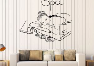 Relaxing Wall Murals Vinyl Wall Decal Spa Beauty Salon Massage Relax Stickers Mural