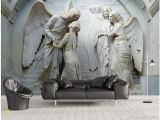 Religious Murals Wallpaper 3d Wallpaper Cloth Custom Relief Classical Religious Figures