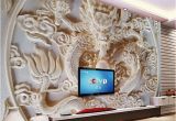 Religious Murals Wallpaper Custom 3d Wall Murals Wallpaper Chinese Style Dragon Relief