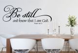 Religious Wall Murals for Churches Be Still and Know Christian Wall Decal