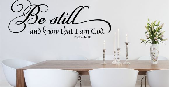 Religious Wall Murals for Churches Be Still and Know Christian Wall Decal