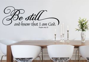 Religious Wall Murals for Sale Be Still and Know Christian Wall Decal