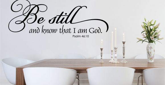 Religious Wall Murals for Sale Be Still and Know Christian Wall Decal