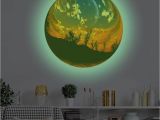 Removable 3d Wall Murals 3d Scenic Ball Fluorescent Wall Sticker Removable Glow In the Dark Noctilucent Decals Wall Decor Home Art Kids Room Baby Boy Wall Decals for Nursery