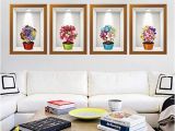 Removable Floral Wall Mural Amazon Ltrottedj 3d Flower Wall Sticker ï¼removable