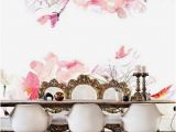 Removable Floral Wall Mural Floral Wallpaper Mural Wallpaper Watercolor Flowers