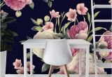 Removable Floral Wall Mural Removable Wallpaper Mural Peel & Stick Spring Floral