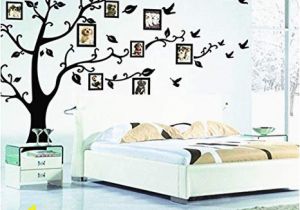 Removable Wall Mural Decals tonver Huge Family Tree Frame Wall Decals Removable Wall Decor Decorative Painting Supplies Wall Treatments Stickers for Living Room Bedroom