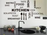 Removable Wall Mural Decals Waterproof Decorative Wall Stickers Kitchen Dining Room Wall Decals