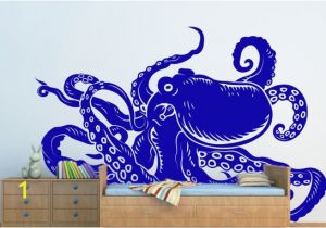 Removable Wall Mural Stickers Octopus Tentacles Removable Wall Art Decor Decal Vinyl Sticker Home Nursery Decor