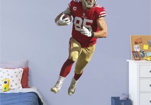 Removable Wall Murals Canada George Kittle Life Size Ficially Licensed Nfl Removable