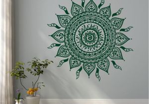 Removable Wall Murals for Cheap Like the Sun Mandalas Silhouette Plex Figure Wall Decal Removable
