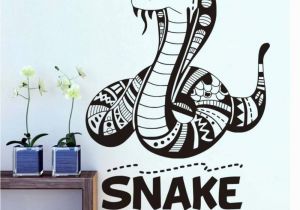Removable Wall Murals Kids Amazon Scmkd Cartoon Flathead Snake Wall Sticker for