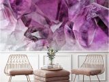 Removable Wall Murals Wallpaper Purple Great Wave Removable Wall Paper Wall Mural Fabric Textile Modern Home Decoration