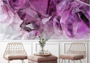 Removable Wall Murals Wallpaper Purple Great Wave Removable Wall Paper Wall Mural Fabric Textile Modern Home Decoration