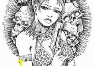 Resident Evil 5 Coloring Pages 68 Best Sheva Alomar Images