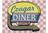 Retro Diner Wall Murals Create Your Own Custom Retro 50 S Diner Sign 2