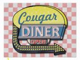 Retro Diner Wall Murals Create Your Own Custom Retro 50 S Diner Sign 2