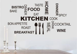 Retro Diner Wall Murals Us $2 56 Off Kitchen Rules Quote Wall Stickers Vinyl Art Mural Decal Removable Wallpaper Home Decor Diy In Wallpapers From Home Improvement On