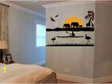 Reusable Vinyl Wall Murals Animal Kingdom Wall Decal Reusable Vinyl by Walls2lifedecals