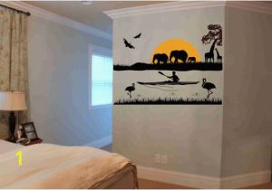 Reusable Vinyl Wall Murals Animal Kingdom Wall Decal Reusable Vinyl by Walls2lifedecals