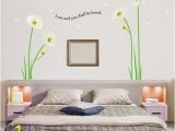 Reusable Vinyl Wall Murals Reusable Decoration Wall Sticker Decal – Poppy Flowers and