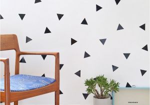 Reusable Wall Murals Diy Removable Triangle Wall Decals Diy S Pinterest