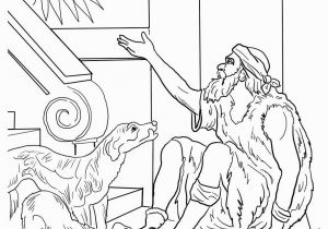 Rich Man and Lazarus Coloring Page Excellent Rich Man and Lazarus Coloring Page Free Christian Pages