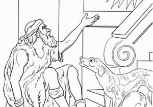 Rich Man and Lazarus Coloring Page Lazarus and the Rich Man Coloring Page