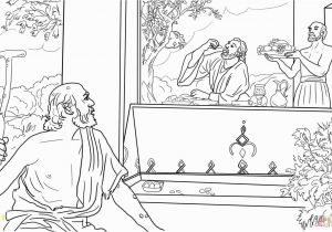 Rich Man and Lazarus Coloring Page Rich Man and Lazarus Coloring Page
