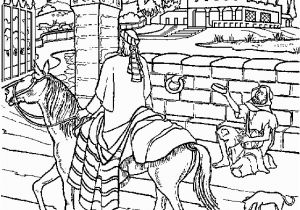 Rich Man and Lazarus Coloring Page the Rich Man and Lazarus Coloring Page